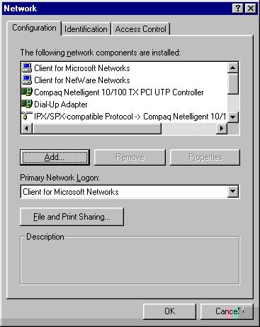 Install Dial Up Networking Vista